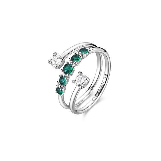 Anillo Brosway Mujer FANCY - LIFE GREEN in Plata FLG135D-16 - FLG135D-16